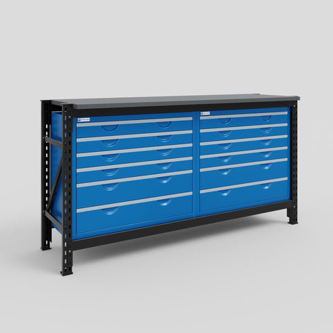 M2 Island Work Bench - H1020mm x W1920mm