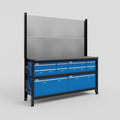 M2 Modular Work Bench - H2100mm x W1920mm | Laminate WBT | Blue