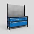 M2 Modular Work Bench - H2100mm x W1920mm | Laminate WBT | Blue