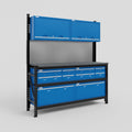 M2 Modular Work Bench - H2100mm x W1920mm | Laminate WBT | Blue