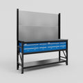 M2 Modular Work Bench - H2100mm x W1920mm | Laminate WBT | Blue