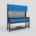 M2 Modular Work Bench - H2100mm x W1920mm | Laminate WBT | Blue