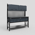 M2 Modular Work Bench - H2100mm x W1920mm | Laminate WBT | Dark Grey