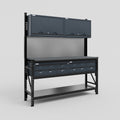 M2 Modular Work Bench - H2100mm x W1920mm | Laminate WBT | Dark Grey