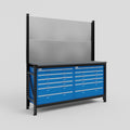 M2 Modular Work Bench - H2100mm x W1920mm | Laminate WBT | Blue