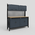 M2 Modular Work Bench - H2100mm x W1920mm | MDF WBT | Dark Grey