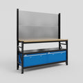 M2 Modular Work Bench - H2100mm x W1920mm | MDF WBT | Blue