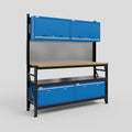 M2 Modular Work Bench - H2100mm x W1920mm | MDF WBT | Blue