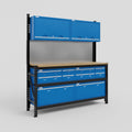 M2 Modular Work Bench - H2100mm x W1920mm | MDF WBT | Blue