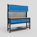M2 Modular Work Bench - H2100mm x W1920mm | MDF WBT | Blue