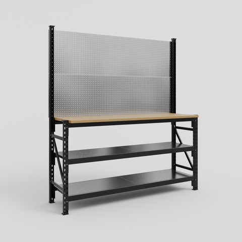 M2 Modular Work Bench - H2100mm x W1920mm | MDF WBT | Blue