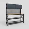 M2 Modular Work Bench - H2100mm x W1920mm | MDF WBT | Dark Grey