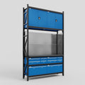 M2 Modular Work Bench - H3100mm x W1920mm | Laminate WBT | Blue