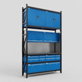 M2 Modular Work Bench - H3100mm x W1920mm | Laminate WBT | Blue