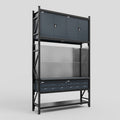 M2 Modular Work Bench - H3100mm x W1920mm | Laminate WBT | Dark Grey