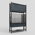 M2 Modular Work Bench - H3100mm x W1920mm | Laminate WBT | Dark Grey