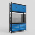 M2 Modular Work Bench - H3100mm x W1920mm | Laminate WBT | Blue