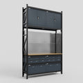 M2 Modular Work Bench - H3100mm x W1920mm | MDF WBT | Dark Grey