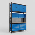 M2 Modular Work Bench - H3100mm x W1920mm | MDF WBT | Blue