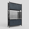 M2 Modular Work Bench - H3100mm x W1920mm | Stainless WBT | Dark Grey