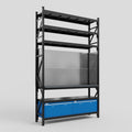 M2 Modular Work Bench with Shelves - H3100mm x W1920mm | Laminate WBT | Blue
