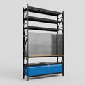M2 Modular Work Bench with Shelves - H3100mm x W1920mm | MDF WBT | Blue