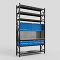 M2 Modular Work Bench with Shelves - H3100mm x W1920mm | MDF WBT | Blue