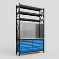 M2 Modular Work Bench with Shelves - H3100mm x W1920mm