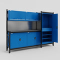 M21 Modular Work Bench - H2100mm x W2880mm | Laminate WBT | Blue
