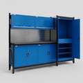 M21 Modular Work Bench - H2100mm x W2880mm | Laminate WBT | Blue