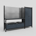 M21 Modular Work Bench - H2100mm x W2880mm | Laminate WBT | Dark Grey