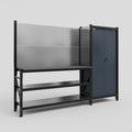 M21 Modular Work Bench - H2100mm x W2880mm | Laminate WBT | Dark Grey
