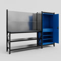 M21 Modular Work Bench - H2100mm x W2880mm | Laminate WBT | Blue