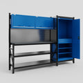 M21 Modular Work Bench - H2100mm x W2880mm | Laminate WBT | Blue