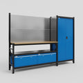 M21 Modular Work Bench - H2100mm x W2880mm | MDF WBT | Blue