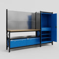 M21 Modular Work Bench - H2100mm x W2880mm | MDF WBT | Blue