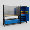 M21 Modular Work Bench - H2100mm x W2880mm | MDF WBT | Blue