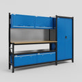 M21 Modular Work Bench - H2100mm x W2880mm | MDF WBT | Blue