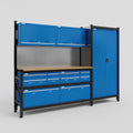M21 Modular Work Bench - H2100mm x W2880mm | MDF WBT | Blue