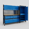 M21 Modular Work Bench - H2100mm x W2880mm | MDF WBT | Blue
