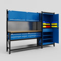 M21 Modular Work Bench - H2100mm x W2880mm | MDF WBT | Blue
