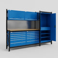 M21 Modular Work Bench - H2100mm x W2880mm | MDF WBT | Blue