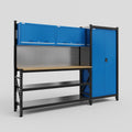 M21 Modular Work Bench - H2100mm x W2880mm | MDF WBT | Blue