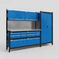 M21 Modular Work Bench - H2100mm x W2880mm | MDF WBT | Blue