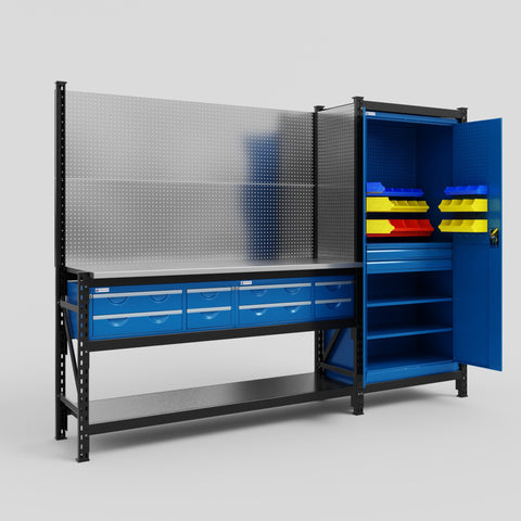 M21 Modular Work Bench - H2100mm x W2880mm