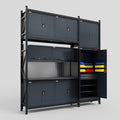 M21 Modular Work Bench - H3100mm x W2880mm | Laminate WBT | Dark Grey