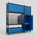 M21 Modular Work Bench - H3100mm x W2880mm | Laminate WBT | Blue
