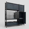 M21 Modular Work Bench - H3100mm x W2880mm | Laminate WBT | Dark Grey