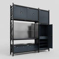 M21 Modular Work Bench - H3100mm x W2880mm | Laminate WBT | Dark Grey