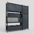 M21 Modular Work Bench - H3100mm x W2880mm | Laminate WBT | Dark Grey
